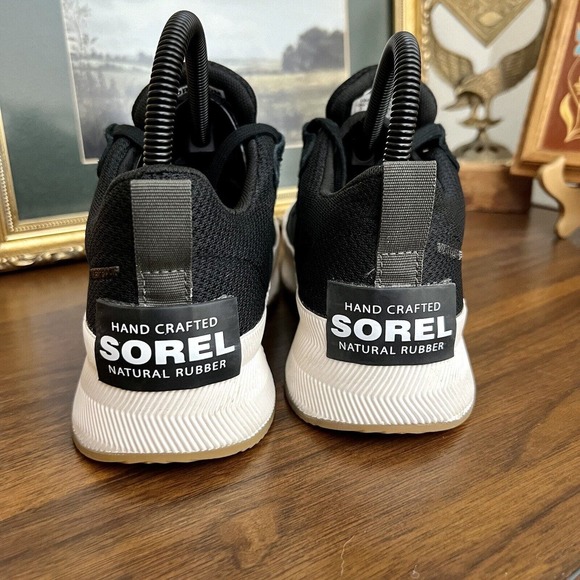Sorel Women's Out N About III Low Sneakers Shoes Black Sea Salt Size US 7 - Picture 12 of 16